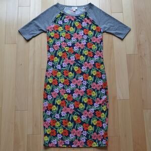 LuLaRoe Quarter Sleeve Maxi Dress Size S